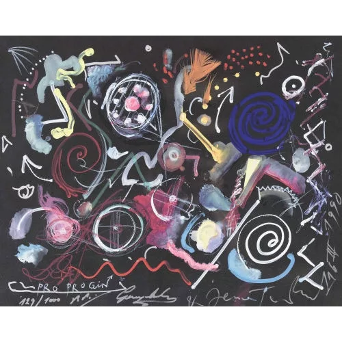 Jean Tinguely — "Pro Progin".
