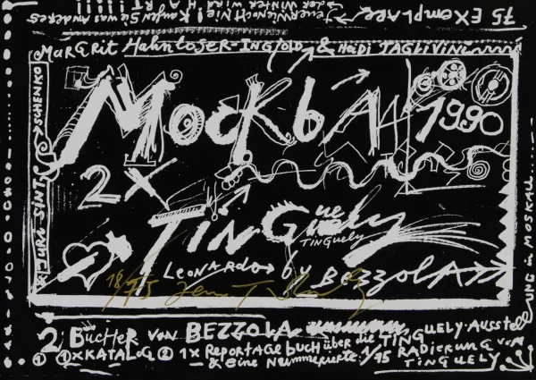 Jean Tinguely — Mappe. Moskau, 1990