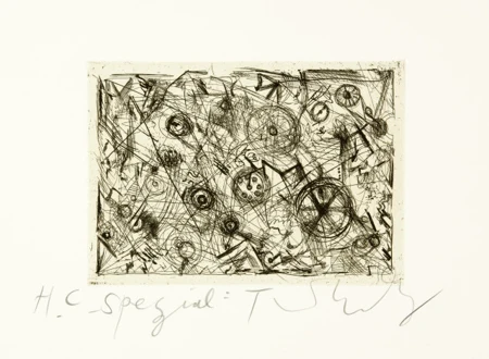 Jean Tinguely — Sans titre (Metaharmonie) — Galerie Kornfeld