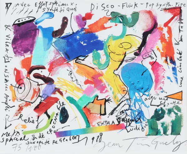 Jean Tinguely — Disco-Funk-Pop Synth. Pipe, 1988