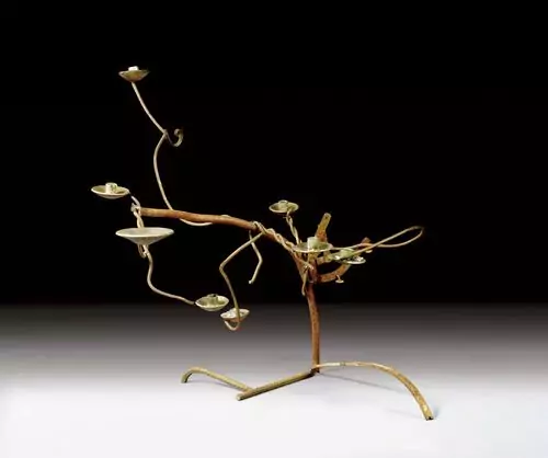 TINGUELY, JEAN — Kerzenständer mit acht Kerzenhaltern. — Koller Auktionen