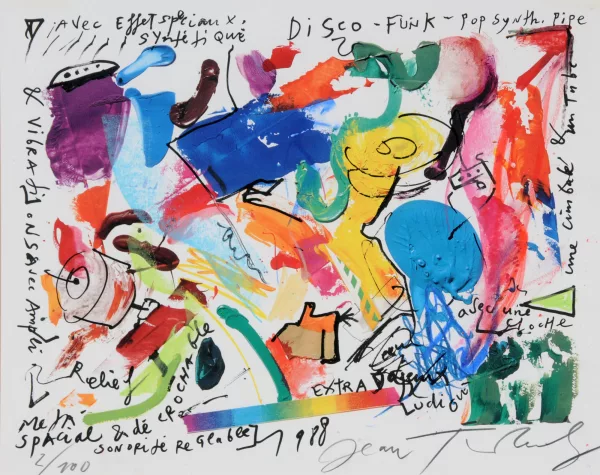 Jean Tinguely — Disco-Funk-Pop Synth. Pipe, 1988