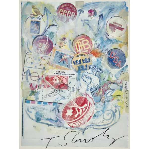 Jean Tinguely — "Eishockey A-Weltmeisterschaft".