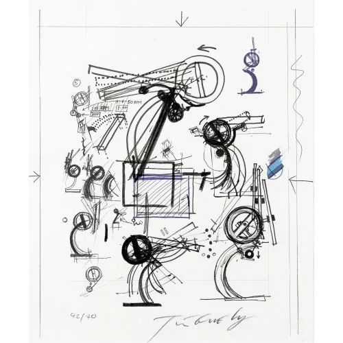 Jean Tinguely — Konstruktionen.