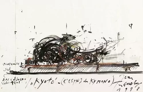 JEAN TINGUELY — KYOTO (l'esprit du Kymono). 1988. — Koller Auktionen