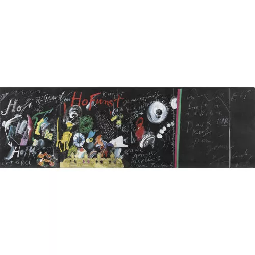 Jean Tinguely — "Kunst Hofkunst...".