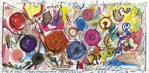JEAN TINGUELY — Paravent (Meta Harmonieux) Aluchassis & transparent. 1990. — Koller Auktionen