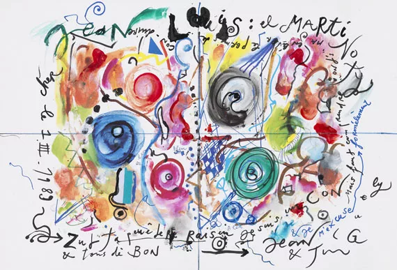 Jean Tinguely — Brief vom 1.III 1989