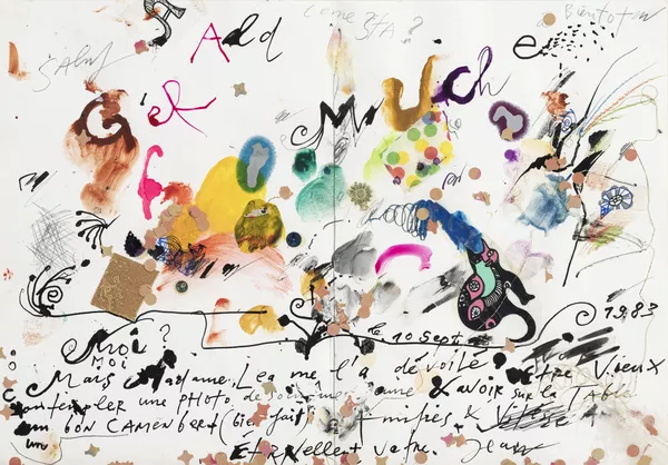 Jean Tinguely — Lettre à Gérald Minkoff
