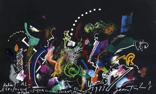 JEAN TINGUELY — Relief Alu électrique Meta Super conducteur éléments Migros. 1988. — Koller Auktionen
