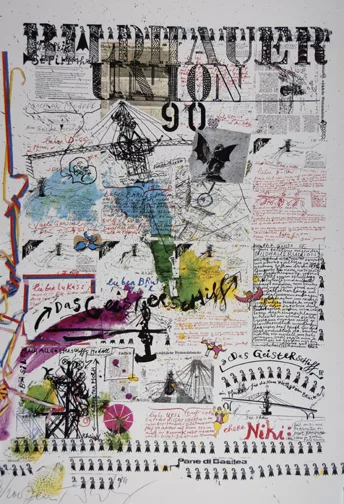 Jean Tinguely — Bildhauer-Union, 1990