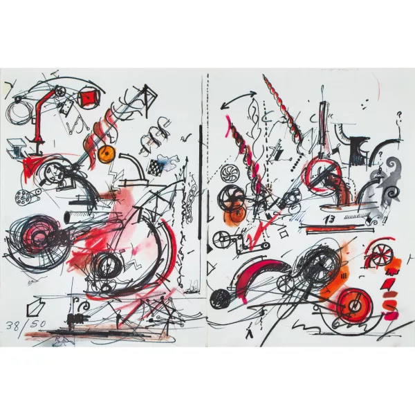 Jean Tinguely — "Ohne Titel".