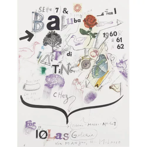 Jean Tinguely — "Baluba...Iolas Galeria".