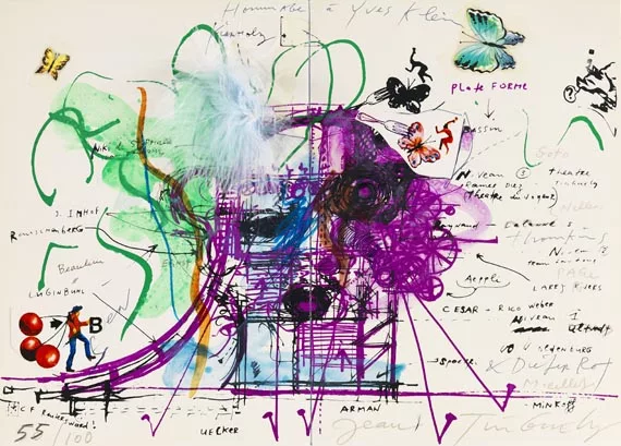 Jean Tinguely — Hommage à Yves Klein: Le monstre dans la forêt