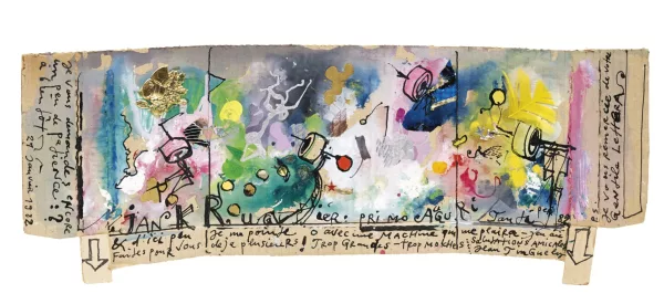 Jean Tinguely — Lettre à Jan Krugier, 1982