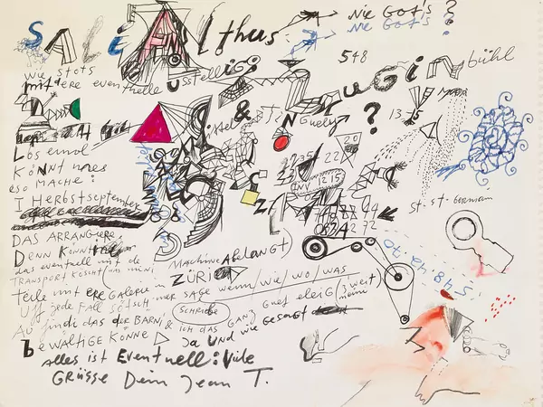 «Drei illustrierte Briefe» – 1967 / 1971 – Jean Tinguely