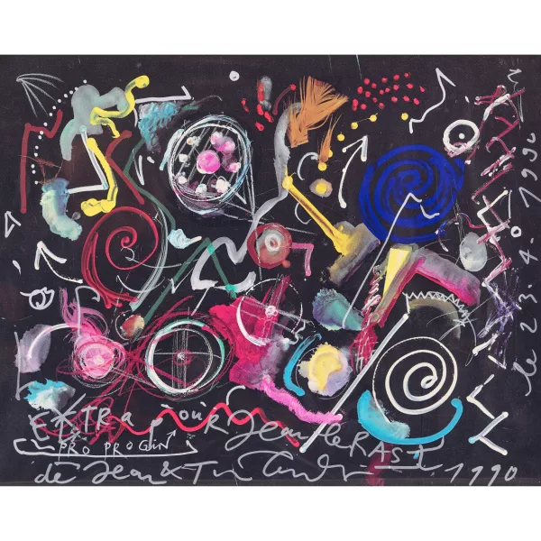 Jean Tinguely — "Pro Pro Gin".