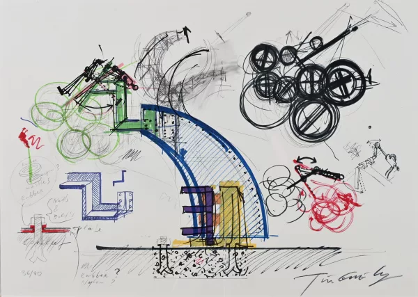 Jean Tinguely — Rubber Nylon, 1975