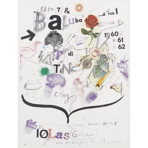 Jean Tinguely — "Baluba...Iolas Galeria".