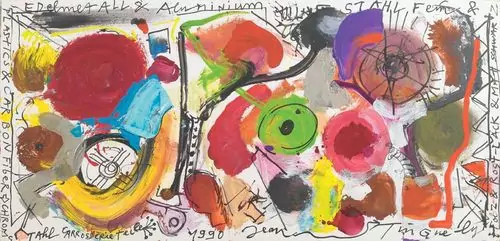JEAN TINGUELY — Vorarbeit zu Meta-Harmonie. 1990. — Koller Auktionen
