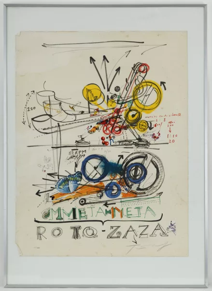 Jean Tinguely — Jean Tinguely (1925-1991), \Roto-Zaza\