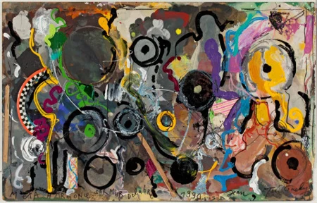 Méta Harmonie sur mur delabré, 1990