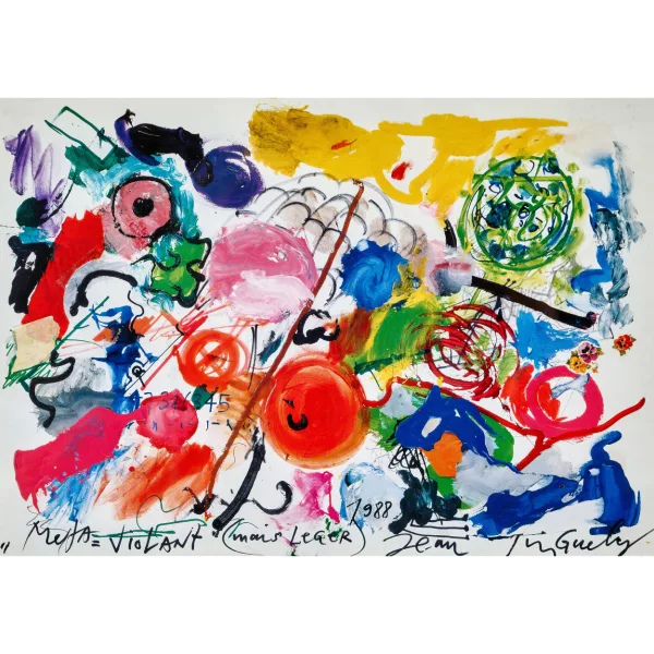 Jean Tinguely — "Meta = Violant".