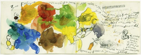Jean Tinguely — Brief an Felix (Handschin)
