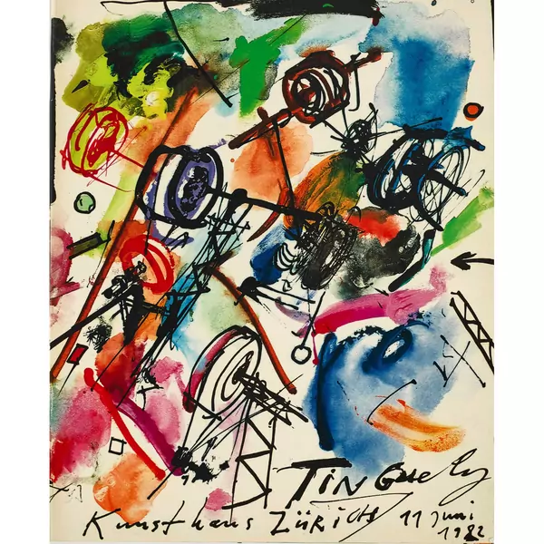 "Tinguely. Kunsthaus Zürich 11. Juni bis 8. August 1982"