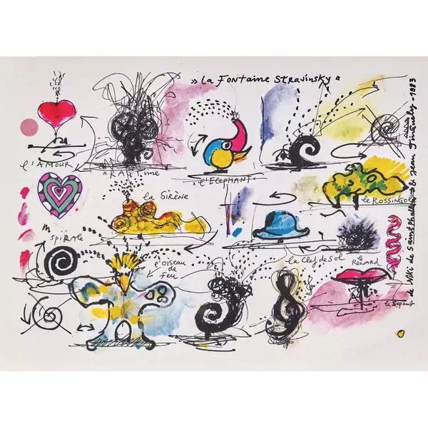 "La Fontaine Stravinsky"
