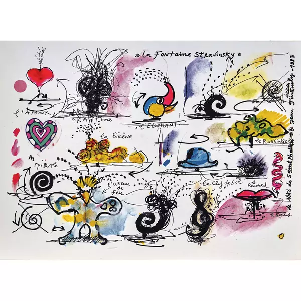 "La Fontaine Stravinsky"
