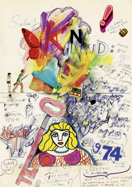 Jean Tinguely — Salut Knud, 1974