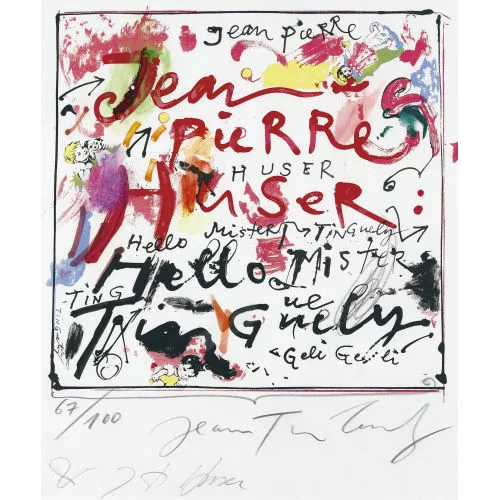 Jean Tinguely — "Jean Pierre Huser".
