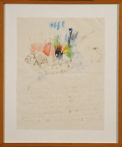 Jean Tinguely — Sans titre (lettre)