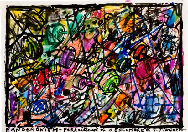 Jean Tinguely — Pandemonium - Ferrailleux et "Encombré"