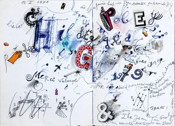 Jean Tinguely — Liebe Hildegard..., 1979