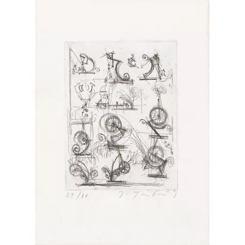 Jean Tinguely — "Meta-Maschinen".