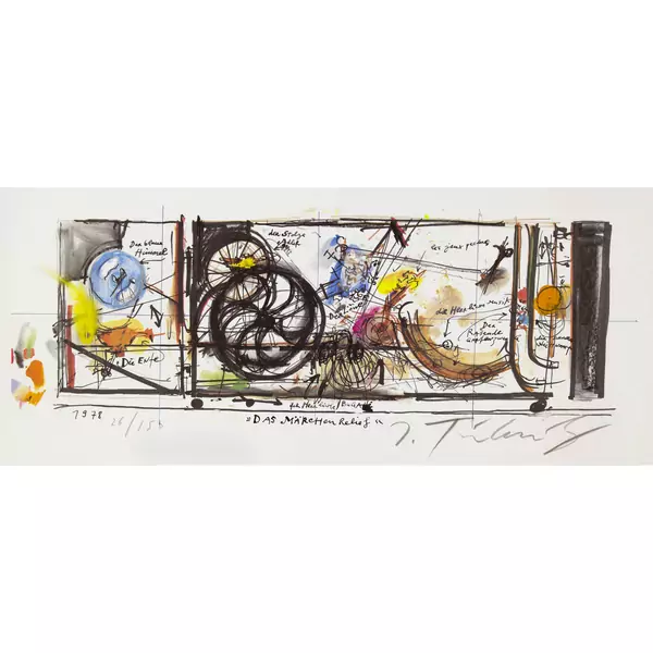 Jean Tinguely — Das Märchen Relief — Galerie Kornfeld