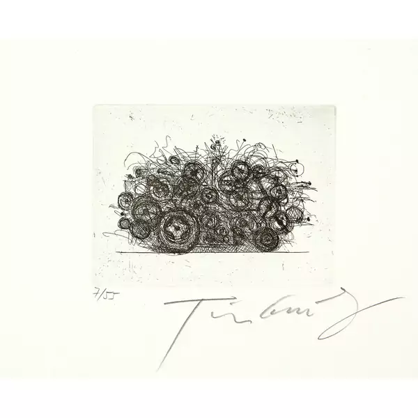 Jean Tinguely — Klamauk. - Brunnenprojekt. - Brunnenprojekte. - Brunnenprojekte. - Meta-Harmonie — Galerie Kornfeld