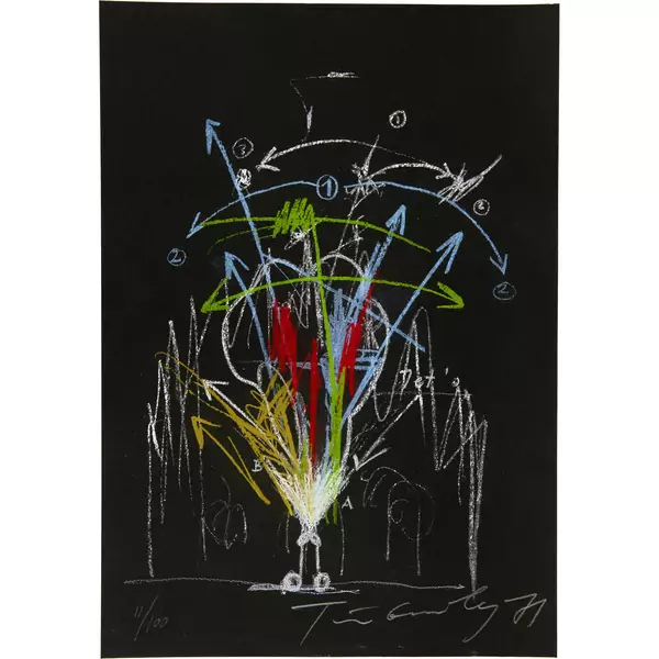 Jean Tinguely — La Vittoria di Tinguely Milano, Sergio Tosi Stampatore, 1970 — Galerie Kornfeld