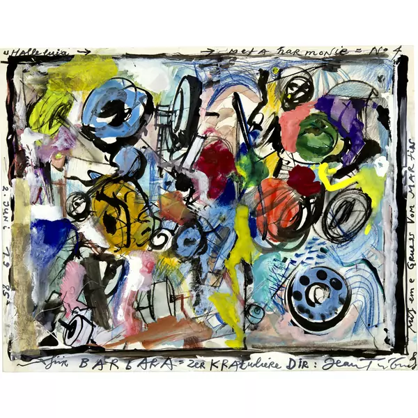 Jean Tinguely — Metaharmonie Nr. 4 — Galerie Kornfeld