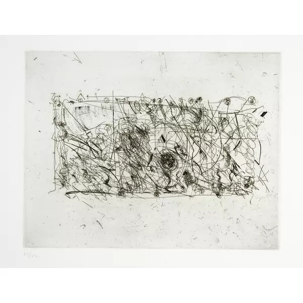 Jean Tinguely — Ohne Titel (Skizze) — Galerie Kornfeld