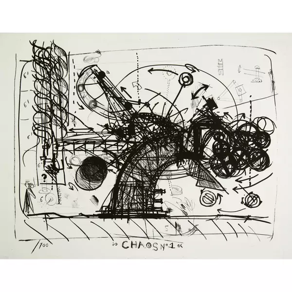 Jean Tinguely — Chaos No. 1 — Galerie Kornfeld