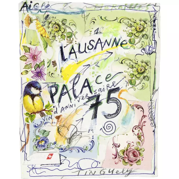 Jean Tinguely — Lausanne Palace 75 - Vin d'anniversaire 75 — Galerie Kornfeld
