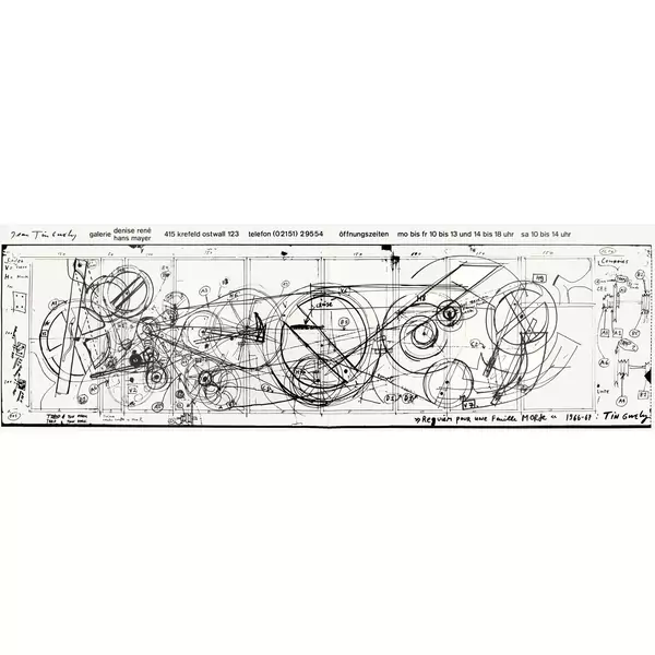 Jean Tinguely — Requiem pour une feuille morte — Galerie Kornfeld