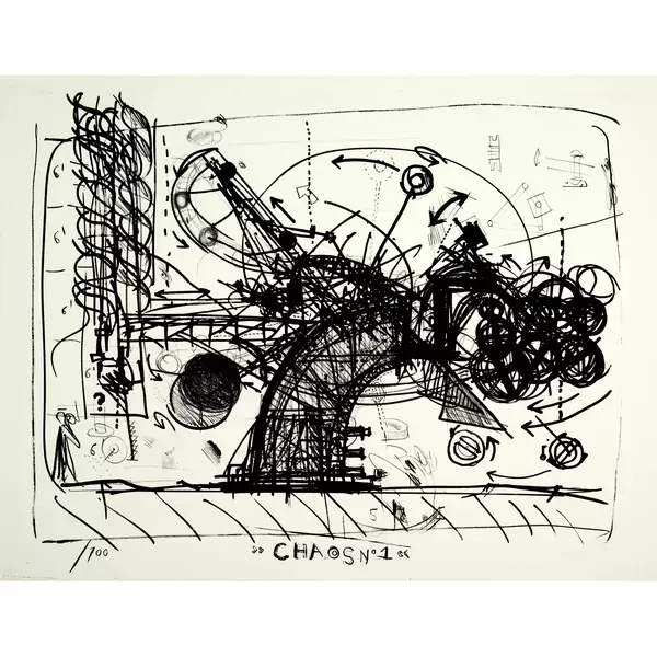 Jean Tinguely — Chaos No. 1 — Galerie Kornfeld