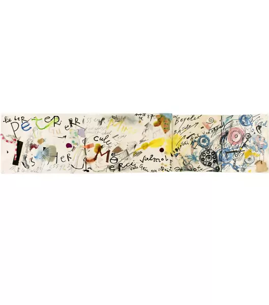 Jean Tinguely — Lieber Peter — Galerie Kornfeld