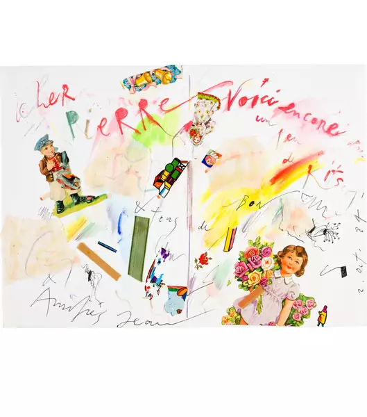 Jean Tinguely — Cher Pierre, Voici encore un peu de kitsch Brief an Pierre Keller vom 2. Oktober 1984 — Galerie Kornfeld