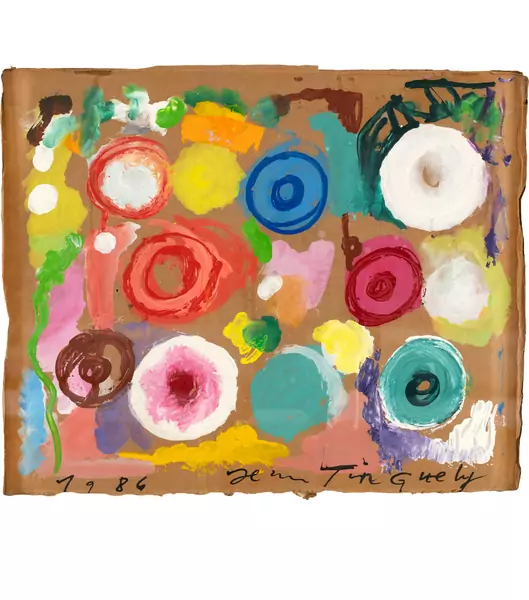 Jean Tinguely — Farbige Komposition 6 — Galerie Kornfeld