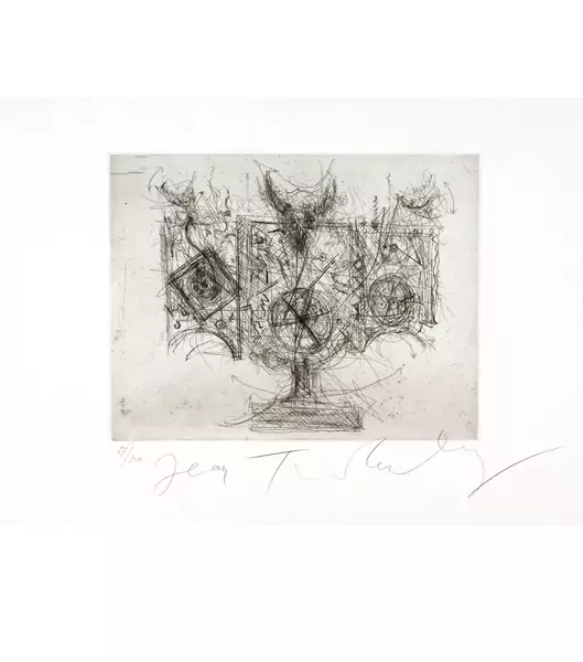 Jean Tinguely — Cenodoxus, Grafik 3 — Galerie Kornfeld